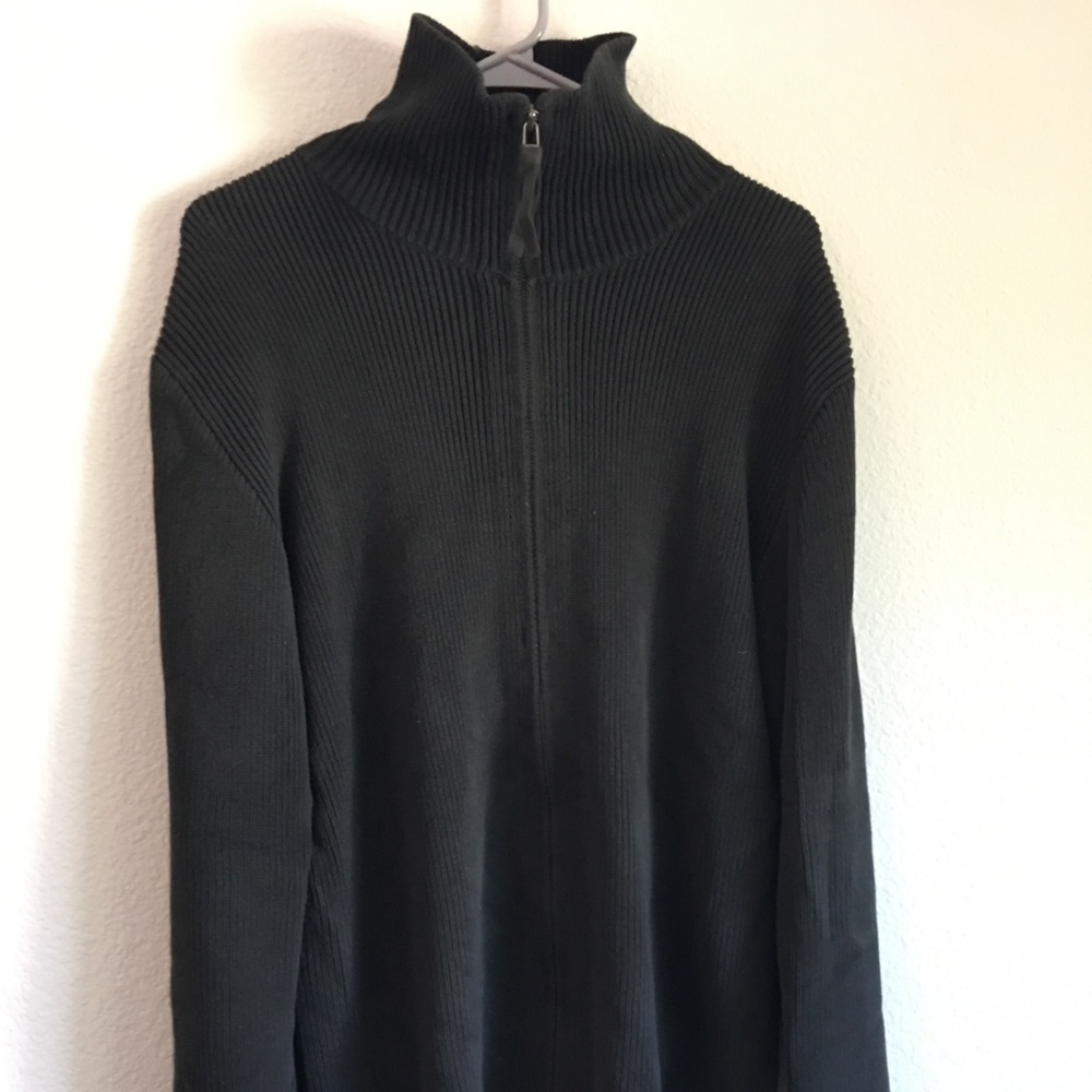 Vintage Banana Republic Zip Up Knit Sweater